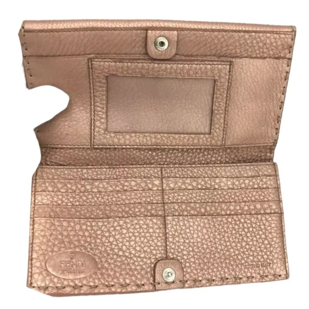 FENDI Selleria Long Bifold Wallet #140 - Picture 5 of 7